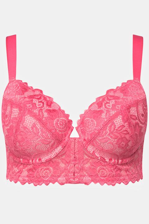 Actual product image Ulla Popken Lace Front Closure Underwire Bra (100 C)