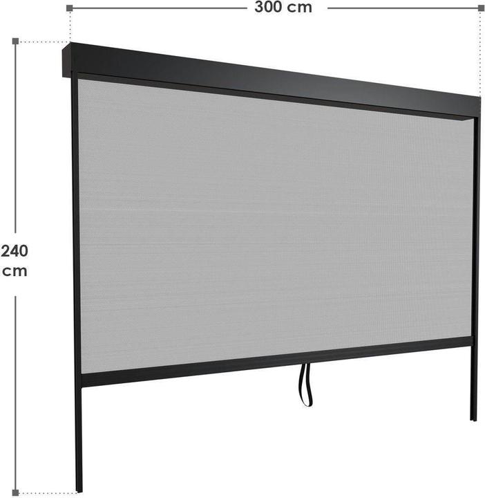 Produktbild Juskys Seitenwand für Lamellendach Tahiti (240 cm, 300 cm)