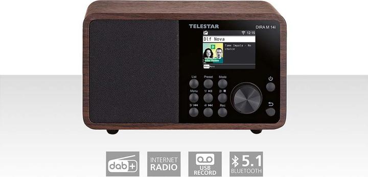 Produktbild Telestar DIRA M14i (DAB+, Internetradio, FM, Bluetooth, WLAN)