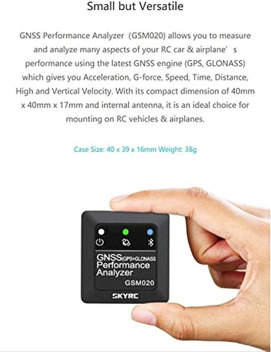 Immagine prodotto SkyRC Analizzatore di prestazioni GNSS