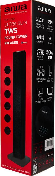 Actual product image Aiwa TSBT-270BK (USB power delivery)