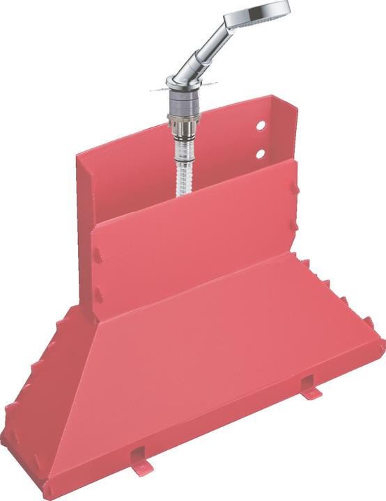 Produktbild hansgrohe Grundkörper Secuflex Wannenrand-Set mit Handbrause