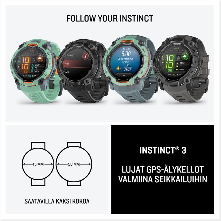 Produktbild Garmin Instinct 3 (50 mm, nur WLAN)