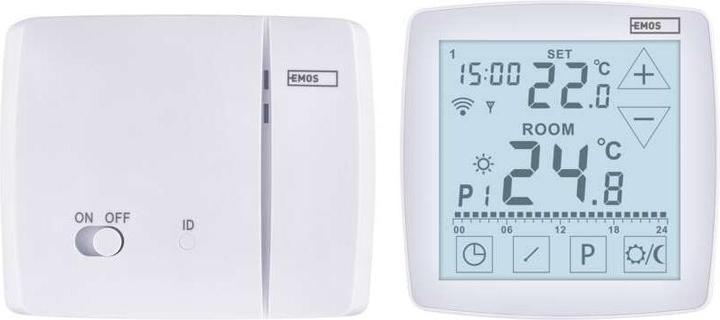 Emos GoSmart Raumthermostat P56S11 mit WiFi, programmierbar, kabellos