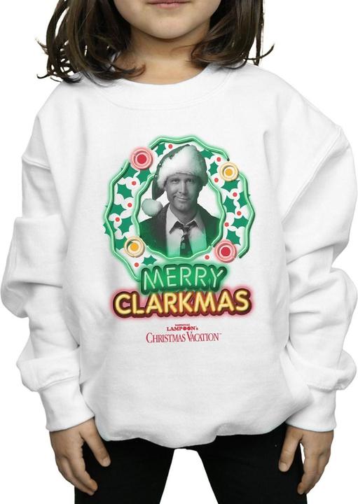Produktbild National Lampoon´s Vacation National Lampoon's Christmas Vacation Greyscale Clarkmas Sweatshirt Mädchen (116)
