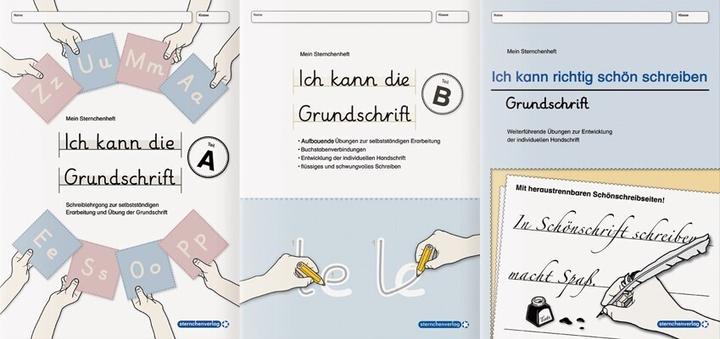 Produktbild Ich kann die Grundschrift A&B und Ich kann richtig schön schreiben - Grundschrift (Deutsch, Katrin Langhans, sternchenverlag GmbH, 2017)
