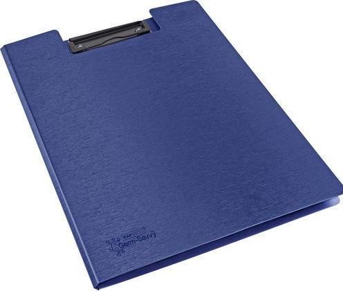 Rapesco Klemmbrettmappe 1698 PP (Polypropylen) Blau 4 Stück (32 x 23.80 cm)