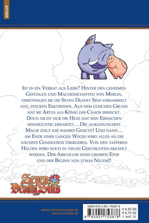 Actual product image Seven Deadly Sins 41 (German, Suzuki Nakaba, 2021)