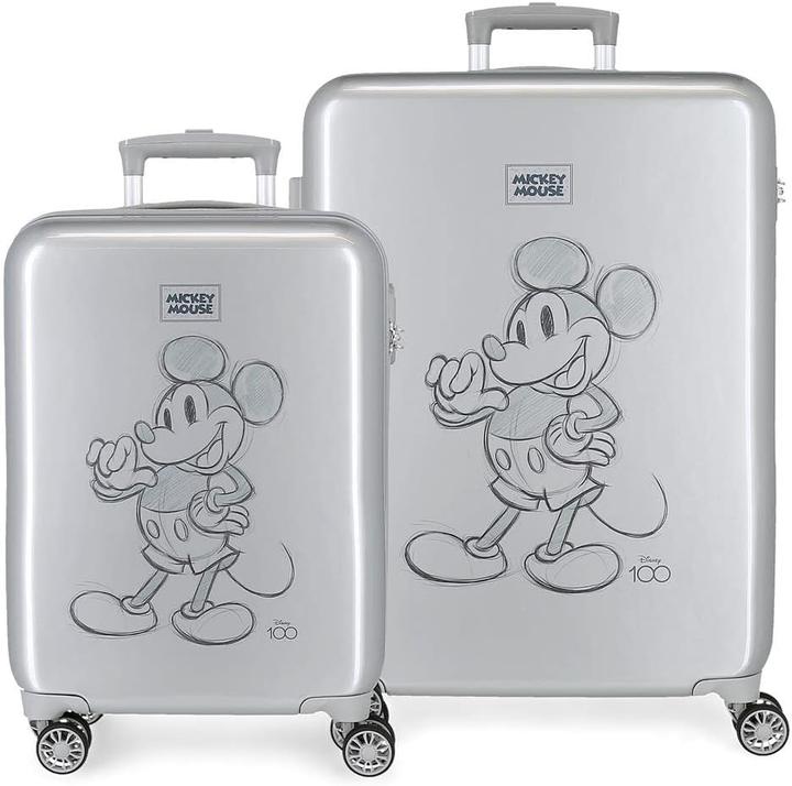 Disney 2tlg. Kofferset in Mickey Mouse Design (70 l)