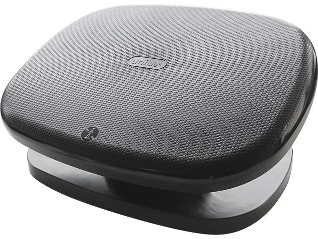 Actual product image Unilux Footrest CHOCOLATE, height adjustable, color: black non-slip runners and footrest surface, frame... (42 x 32 cm)