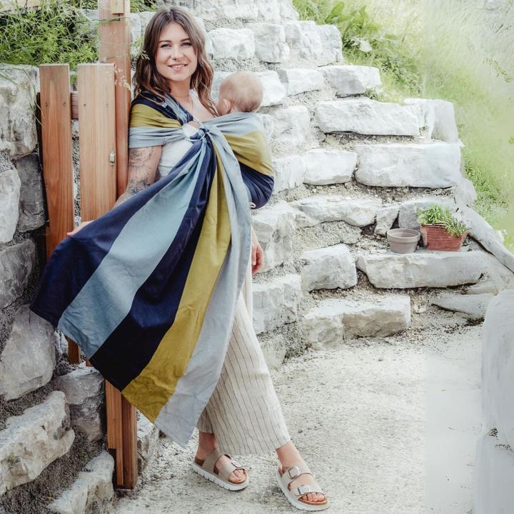 Immagine prodotto Hoppediz Babytragetuch gewebter Ring-Sling (2 m)