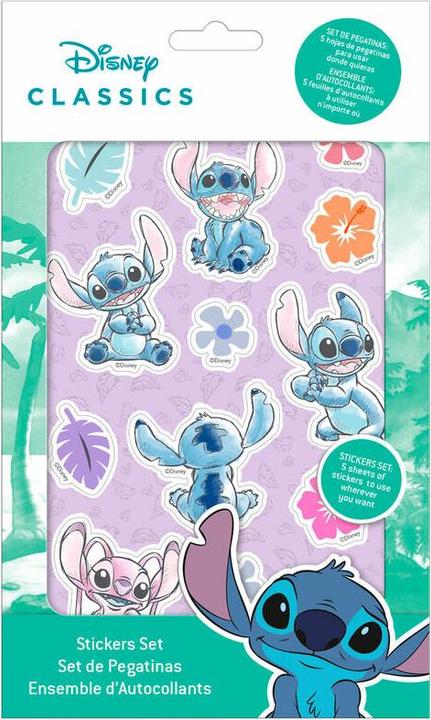 Immagine prodotto Kids Licensing Stitch StickerSet (5 Adesivo)