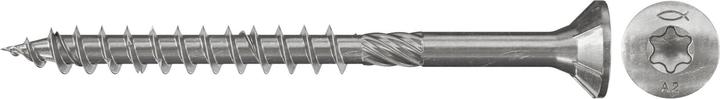 Produktbild Fischer PowerFast 6,0x160 SK TX TG A2 100 (100 Schrauben pro Stück, 6 x 160 mm)