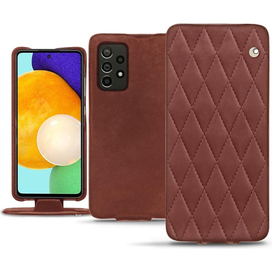Thumbnail - Noreve Lederschutzhülle vertikal (Samsung Galaxy A52), Smartphone Hülle, Rot