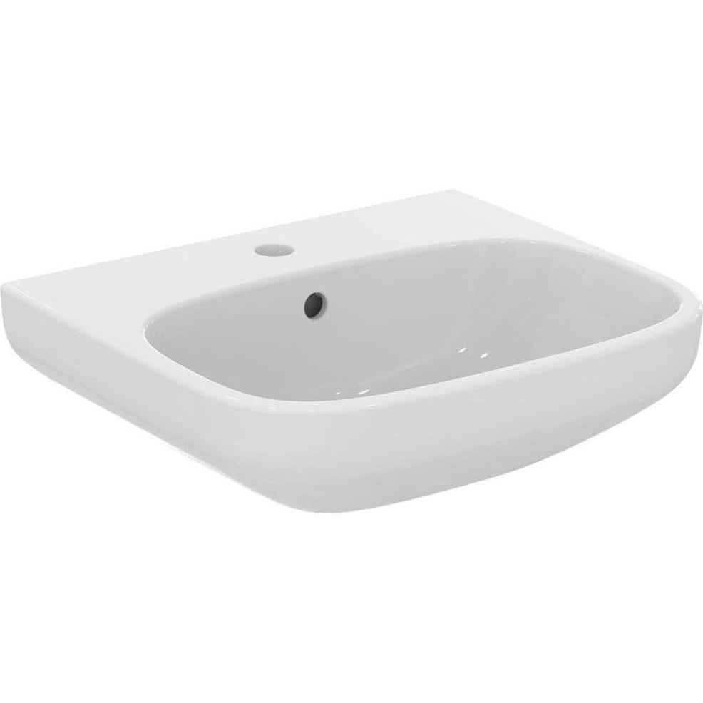Ideal Standard, Waschbecken, BASIN HUNG ILIFE T470701 50CM WHITE (440 mm, 500 mm)