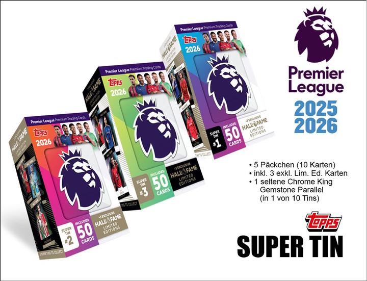 Actual product image Topps - Premier League Super Tin (PL25-05) (Tin)