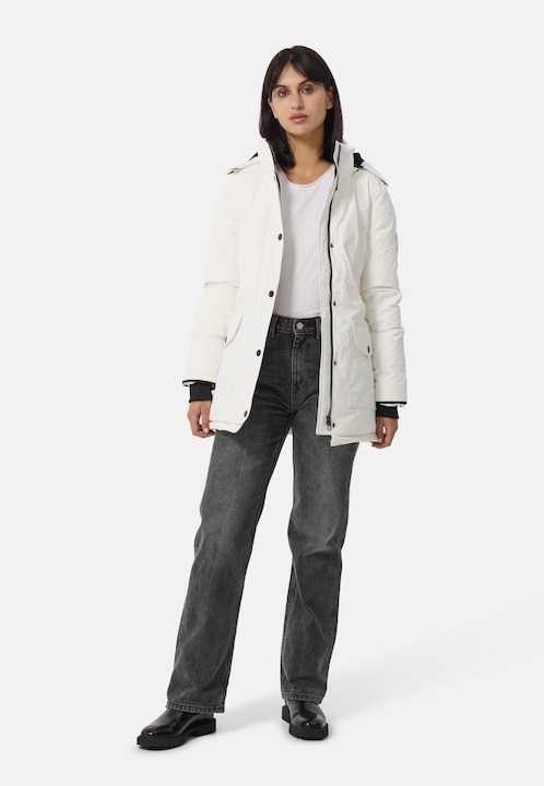Produktbild Cash-Mere Daunenparka Mantel mit Kapuze und Kaschmirfutter (XS)