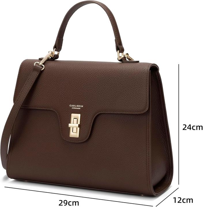 Actual product image Carlheim Estelle Leather Bag