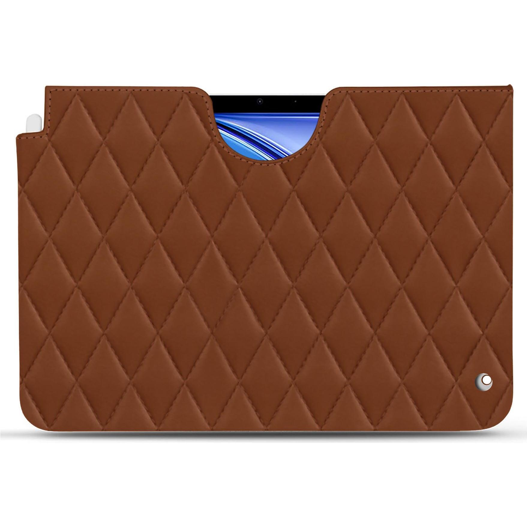 Noreve Lederschutzhülle (iPad Air 2020 (4. Gen), iPad Air 2022 (5. Gen)), Tablet Hülle, Braun