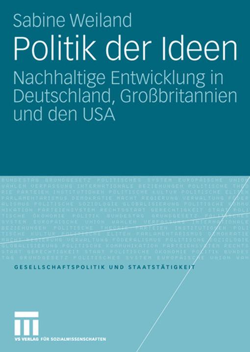 Produktbild Politik der Ideen (Deutsch, Sabine Weiland, 2007)