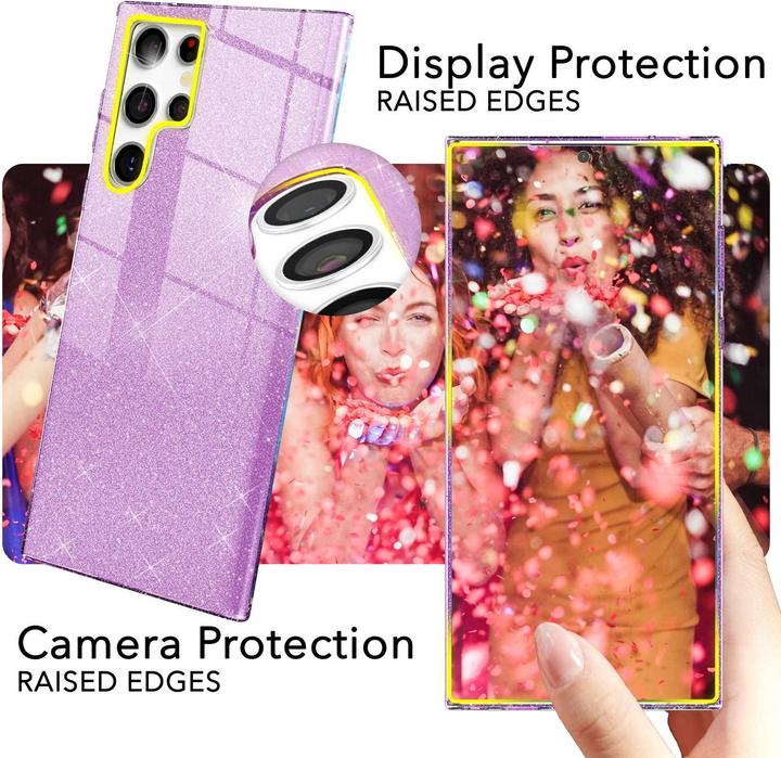 Image du produit Nalia Étui hybride pailleté (Samsung Galaxy S24 Ultra)