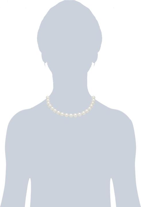 Immagine prodotto Rafaela Donata Catena da donna in argento conchiglia e perla 40,0 cm di base + 5,0 cm di estensione - 30358 (Argento, 40 - 45 cm)