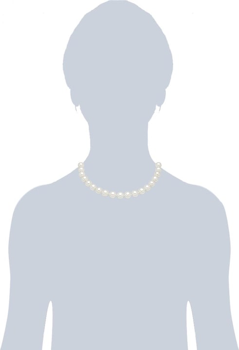 Produktbild Rafaela Donata Damen Sterling Silber Muschelkernperle silber 40,0 cm Basiskette + 5,0 cm Verlängerung - 30358 (Sterling Silber, 40 - 45 cm)