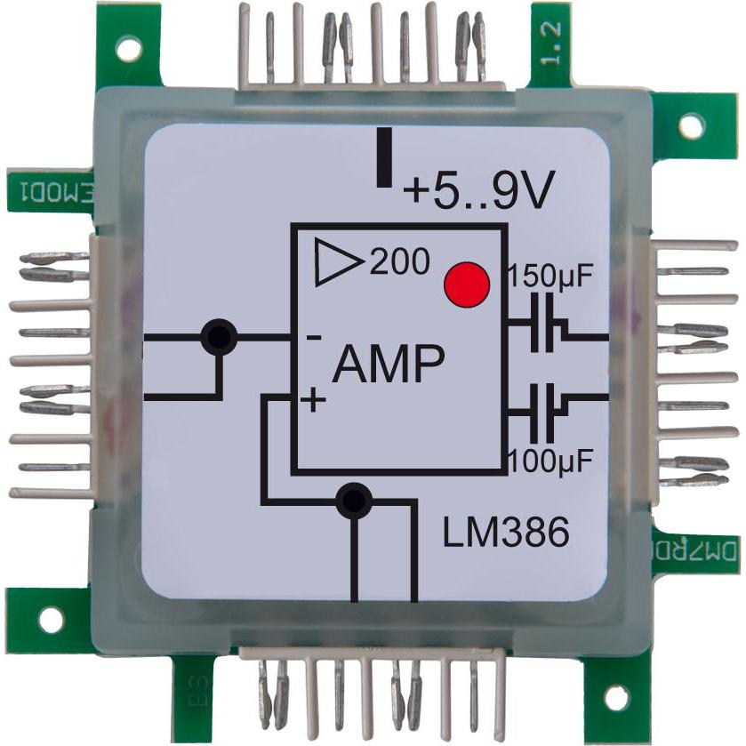 Brick`r Brick'r amplificatore operativo LM386 (Amplificatore), Modulo elettronico