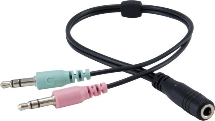 Produktbild Conceptronic POLONA02BA Kopfhörer & Headset Kopfband Schwarz (Kabelgebunden)