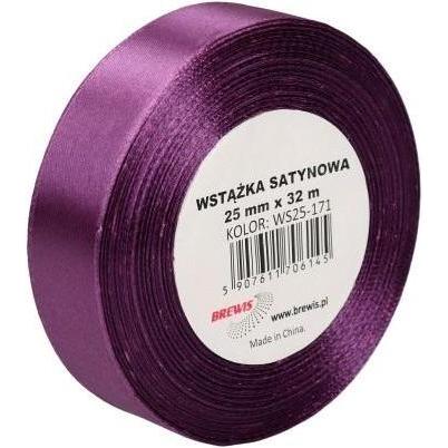 Brewis Pflaumenfarbenes Satinband, 25 mm x 32 m (54624093)
