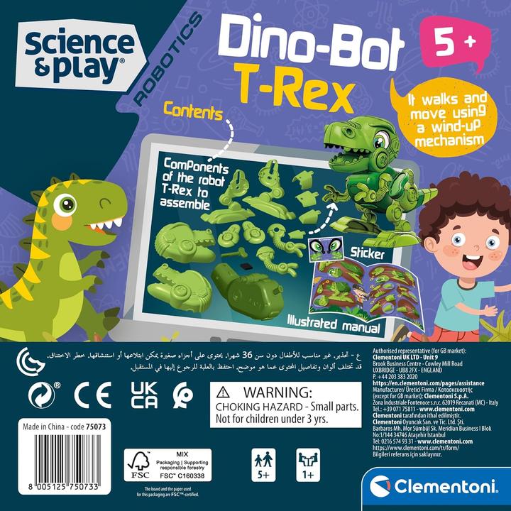 Image du produit Clementoni Science & Games Junior - Dino Bot T-Rex