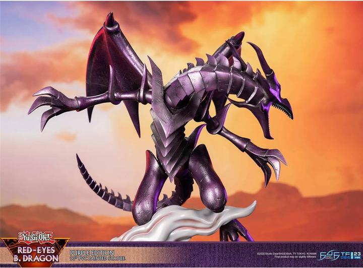 Produktbild First 4 Figures Yu-Gi-Oh! statuette PVC Red-Eyes B. Dragon Purple Colour 33 cm