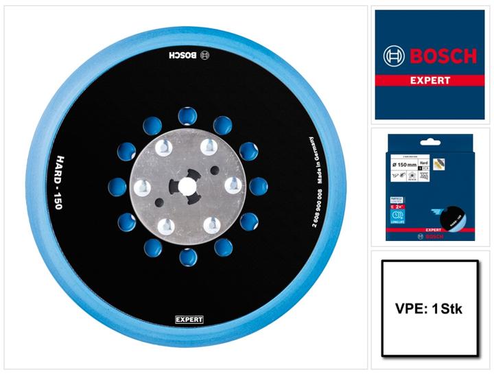 Actual product image Bosch Professional Zubehör EXPERT Multihole universal backing pad, 150 mm, hard (Hard)