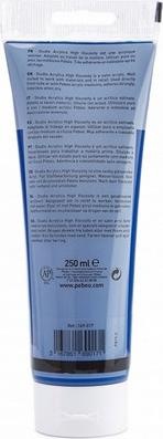 Actual product image Pebeo Studio Acrylics fine acrylic (Phthalocyanine blue, 250 ml)
