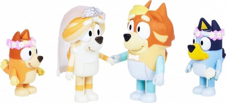 Image du produit Bluey Figure 4pk Set spécial-mariage (90268)