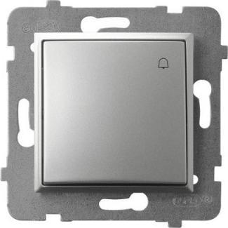 Ospel ŁP-6U/m/18, Taster + Schalter, Silber