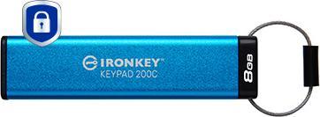 Immagine prodotto Kingston IronKey Keypad 200C (8 GB, USB-C)