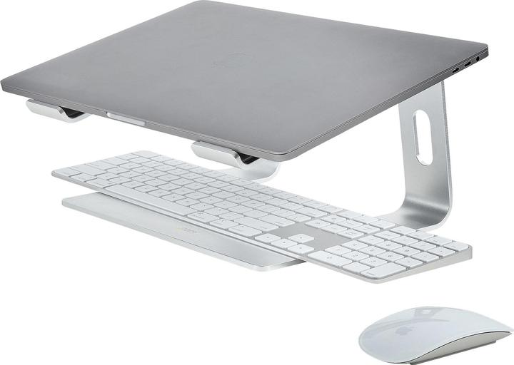 Produktbild StarTech com LAPTOP-STAND-SILVER, Notebook-Ständer, Silber, 43,2 cm (17 Zoll), Aluminium, 5 kg, 2...
