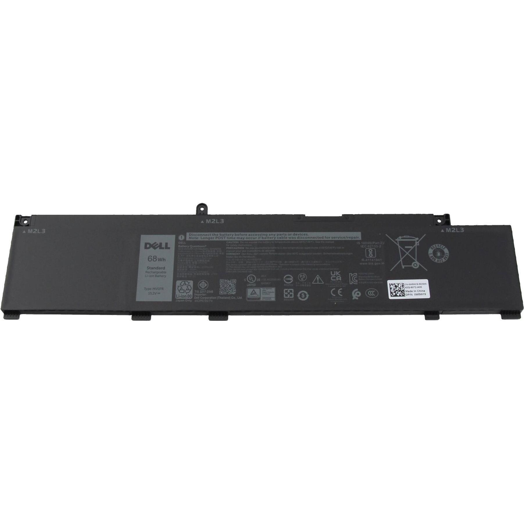 Dell MV07R (4 Zellen, 4250 mAh), Notebook Akku