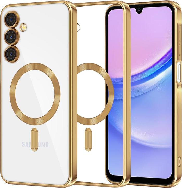 Produktbild Techsuit - Luxury Crystal MagSafe - Samsung Galaxy A15 4G / A15 5G - Gold (Samsung Galaxy A15 5G, Samsung Galaxy A15)