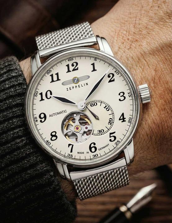 Image du produit Zeppelin Laikrodis LZ127 7666M-5 automatique (Horloge analogique, 41 mm)
