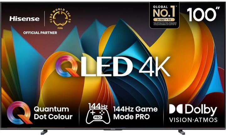 Hisense TV 100E7NQ PRO (100", E7NQ, QLED, 4K, 2025)
