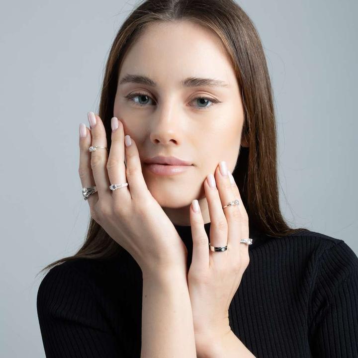 Image du produit Bijouteria Bague de doigt (48, Argent 925)