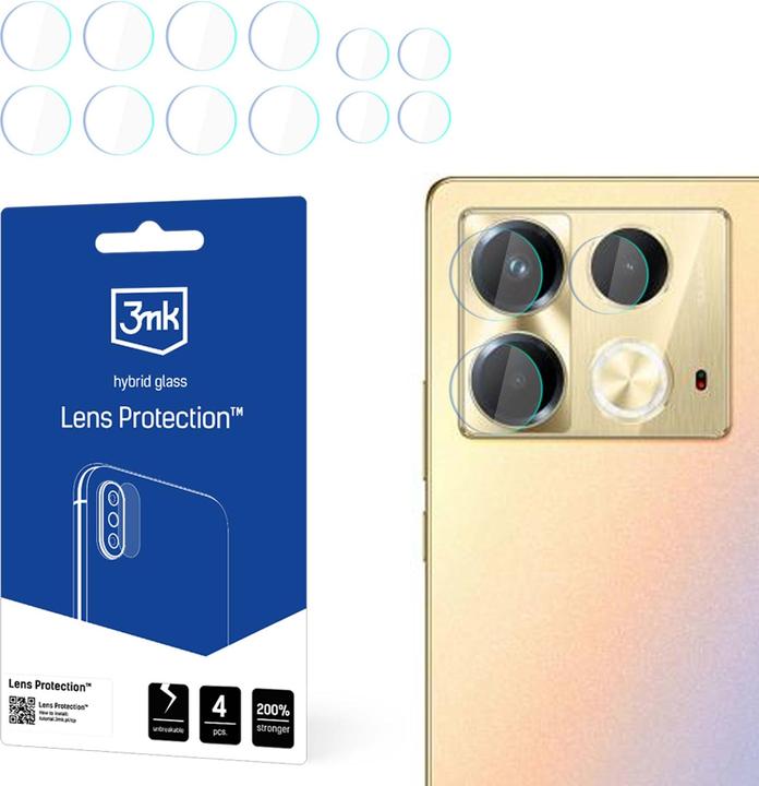 Actual product image 3MK Lens Protect Infinix Note 40 Ochrona na obiektyw aparatu 4szt (4 pcs.)