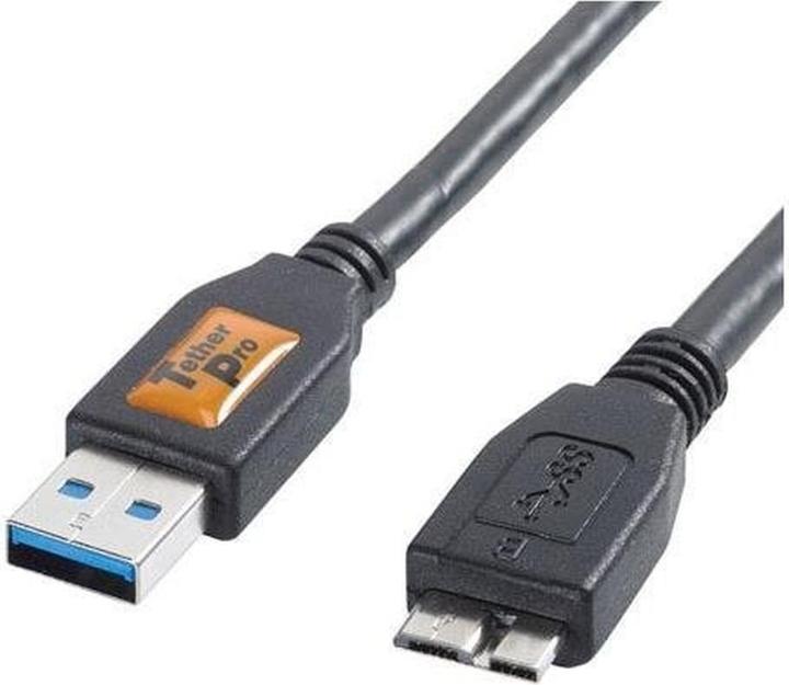 Actual product image Tether Tools TetherPro USB 3.0 A/Micro-B, 3 m Schwarz (3 m)