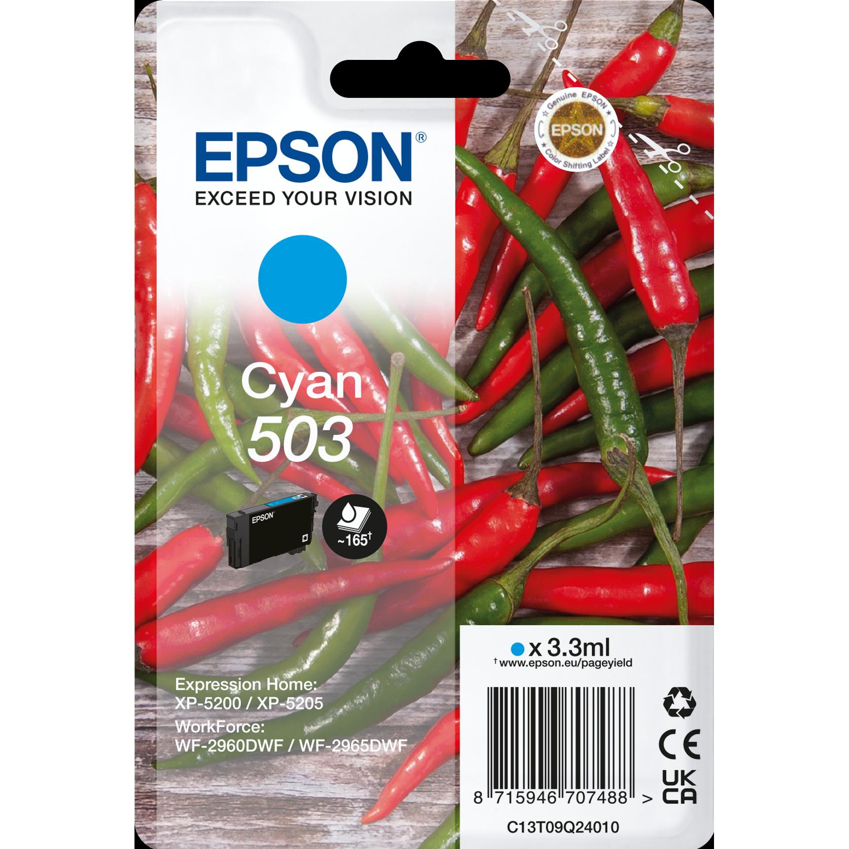 Epson, Druckerpatrone, 503 CY SEC (C)