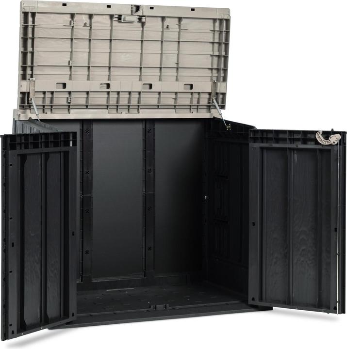 Produktbild Toomax Gartenschrank Stora Plus, 129.5x74.5x111 cm, Anthrazit/Grau