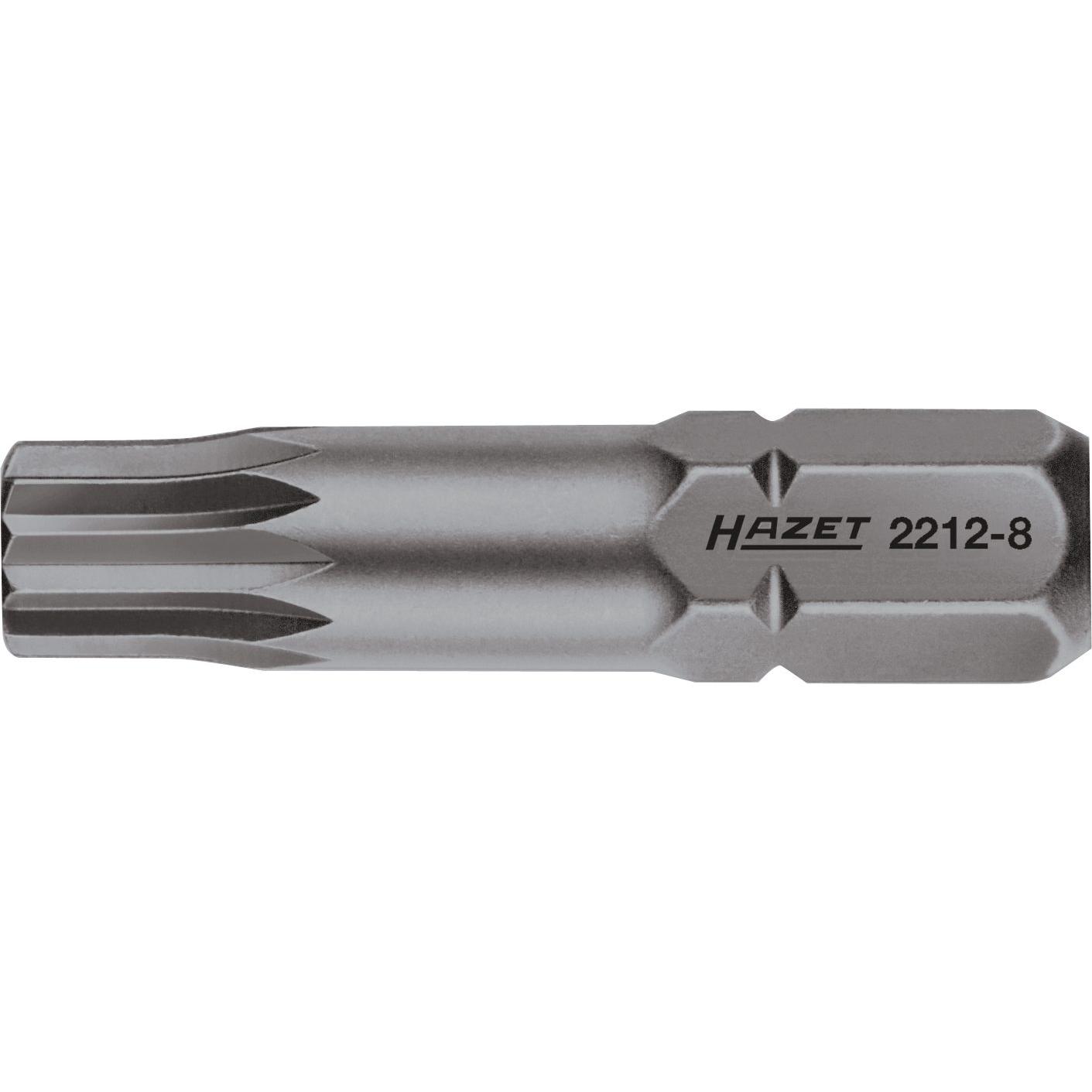 Thumbnail - HAZET, Bits, Bit 2212-6 ∙ Sechskant8 (5/16 Zoll) ∙ Innen Vielzahn Profil XZN ∙ M6 (M6)