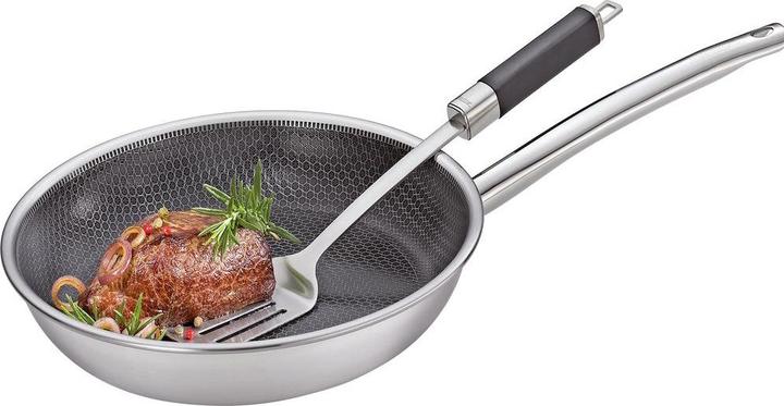 Actual product image Spring Bratpfanne Cut Resist Pure ø 16 cm (Frying pan, Aluminium, Stainless steel, 16 x 3.30 cm)