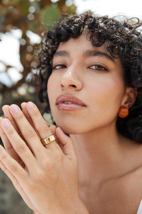 商品画像：Oura Ring Gen3 Heritage – Anel inteligente, tamanho antes de 3
